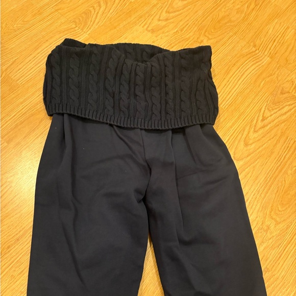 WeWoreWhat Navy Flare Pants - Picture 4 of 7